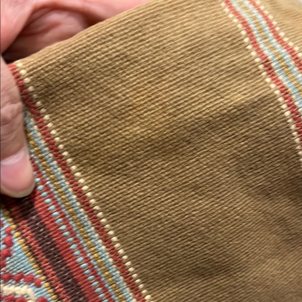 Fossil Tan and Brown Hobo Bag with Patterned Stripes - Picture 7 of 9